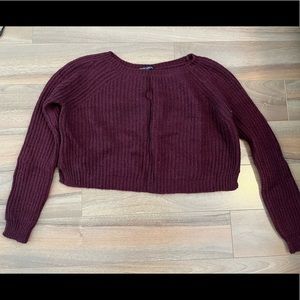 Brandy Melville Cropped Knit Sweater